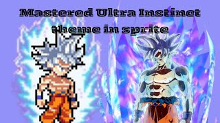 Mastered Ultra Instinct theme but in sprite version [upl. by Grey296]