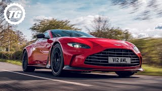 2022 Aston Martin V12 Vantage Review £265k 700bhp 200mph Supercar Tested  Top Gear [upl. by Yekcin]