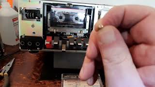 Marantz SD800 cassette decks repair azimuth adjustment and output levels turns into nightmare [upl. by Atirb]