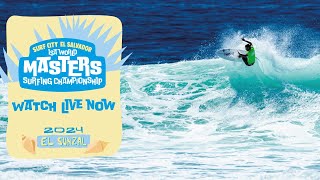 WEBCAST  Competition Day 4  2024 ISA World Masters Surfing Championship [upl. by Haymes]