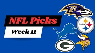 NFL Week 11 Picks  Best bets locks and predictions [upl. by Atnaloj892]