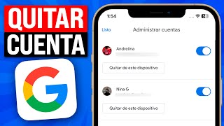 Cómo Borrar una Cuenta de Google en iPhone 2024 [upl. by Rexanne]