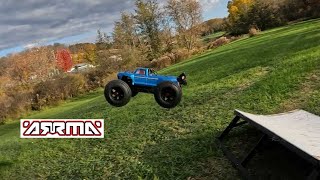 Testing my New Ramp from KC RC with My Arrma Outcast 4s BLX [upl. by Marienthal]