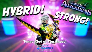 Showcasing New Evolved Tango God Of Flashiness Is INSANELY Strong In Anime Adventures Update 125 [upl. by Chrissa723]