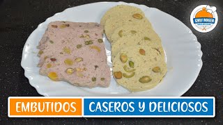 Deja de comprar salchichas y embutidos Prepara embutidos de pollo y cerdo caseros super fácil [upl. by Yecart643]