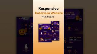 Responsive website HTML CSS JavaScript design coding javascript coding [upl. by Joshia990]