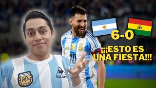 Argentina 6 vs Bolivia 0 Reacción 2024 ¡¡¡FUTBOL CHAMPAGNE [upl. by Ylrahc241]