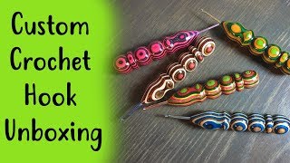 Custom Crochet Hook Unboxing [upl. by Jemina]