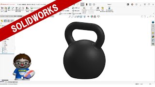 SOLIDWORKSCSWA練習問題SectionHProblem3 [upl. by Per]