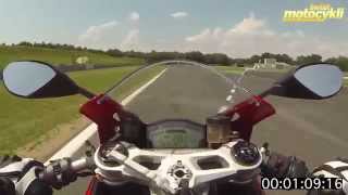 Ducati 899 Panigale onboard Tor Poznan [upl. by Arretak622]