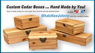 DIY Cedar Box Building [upl. by Darcie711]