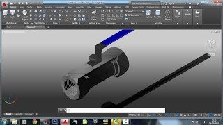 Ball Valve 3 dimensi AutoCAD [upl. by Segalman]