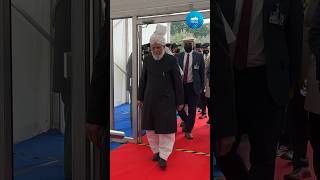 Hazrat Mirza Masroor Ahmad arrives for the Majlis Ansarullah Ijtema UK 2024 [upl. by Tem774]