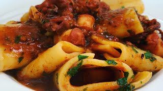 Paccheri al Ragu di polpo [upl. by Remat]