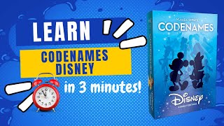 How to Play Codenames Disney in 3 minutes [upl. by Annuaerb]