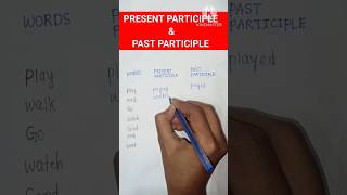 Present participle past participle English Language [upl. by Arlyn485]