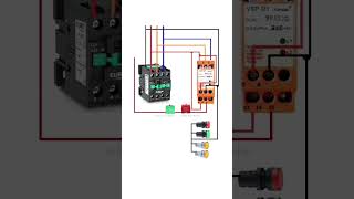 Main and control wiring with WLC motor connection electronic trendingshort likeforelectric [upl. by Nyleimaj446]