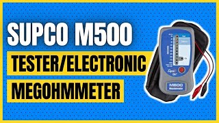 Supco M500 Insulation TesterElectronic Megohmmeter [upl. by Naveb297]