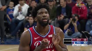 Joel Embiid vs Miami Heat  112319 [upl. by Carlo]