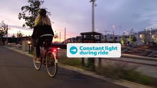 NOVA  Battery Free Bike Lights with Contactless Rim Dynamo™ [upl. by Gurney919]