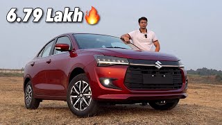 Mini Audi A4🔥 2024 New Maruti Dzire ZXi Real World Drive Review [upl. by Skiba]