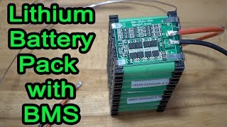 How to build an 18650 Lithium Battery Pack with BMS [upl. by Saiasi]