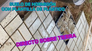 Como hacer suelo ext con molde para cemento molde plástico diy adoquin time lapse concrete paver [upl. by Ado]