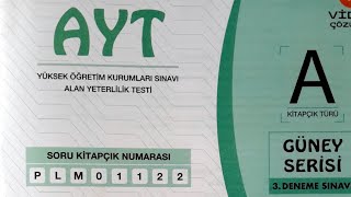 Palme güney serisi ayt 3  Biyoloji çözümleri [upl. by Yale244]