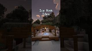 How to build an Ice Skating Rink in Minecraft minecraft [upl. by Allemac917]