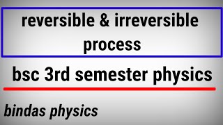 reversible and irreversible process  bindas physics [upl. by Candace]