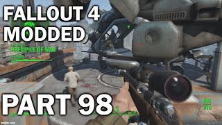 Precipice of War Walkthrough  Getting The Vertibird  Fallout 4 Modded Gameplay Run Part 98 [upl. by Nerak179]