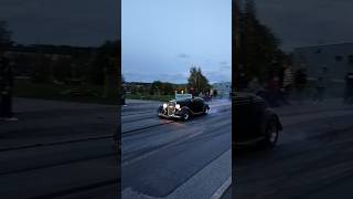 Porvoo Cruising 3092023 porvoocruising porvoo ford hotrod burnout [upl. by Airetal]