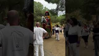 El Mateu sobre el Quim a la trobada de gegants dEsplugues de Llobregat 2024 [upl. by Gilli]