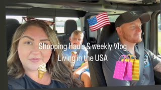 Weekly Vlog of living in the USA amp shopping haul [upl. by Ydualc]