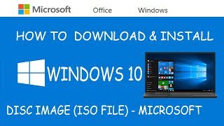 How to Free Download Windows 10 ISO File Direct from Microsoft [upl. by Nairbo150]