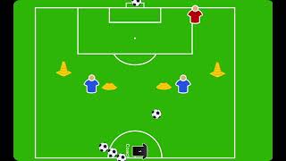 Football Drills  221  Shooting Crossing and Cutbacks [upl. by Aramaj]