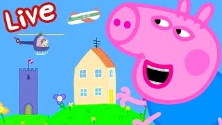 🔴 Giant Peppa Pig and George Pig LIVE FULL EPISODES 24 Hour Livestream [upl. by Notgnirrab]