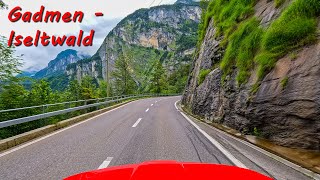 Switzerland 2024  driving from Gadmen to Iseltwald via Meiringen visit Aare Gorge [upl. by Anitsud308]