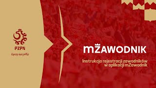 Aplikacja mZawodnik – instrukcja rejestracji [upl. by Ahsenev]