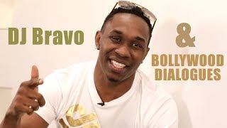 Interview with Dj Bravo Popular Bollywood Dialogues  BookMyshow [upl. by Lamoureux]