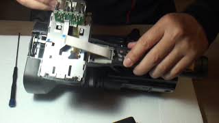 PANASONIC AG AC90 how to replacement LCD cable thay dây màn hình panasonic ag ac90 [upl. by Farrand]