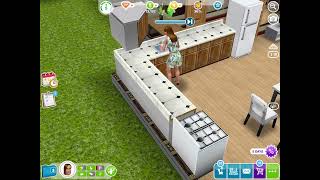 The Sims FreePlay breadwinner quest [upl. by Sirej]