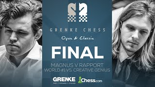 FINAL Magnus v Rapport Endgame Genius vs Most Imaginative Wholl Win GRENKE Chess Classic 2024 [upl. by Kapoor562]