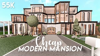 Cheap modern mansion  Bloxburg build [upl. by Yong261]