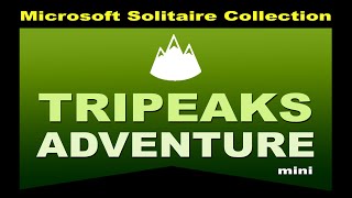 TriPeaks Mini Game 3  February 12 2024 Event [upl. by Dorraj697]