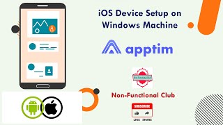 iOS Device Setup on Windows for Apptim  Demo of Report creation [upl. by Eadas]