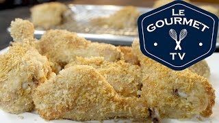 OvenFried Chicken Recipe  LeGourmetTV [upl. by Naig452]