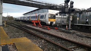 Southeastern 376022 Electrostar At Gillingham Kent For Gillingham Maintenance Depot 12112024 [upl. by Nyrmac]