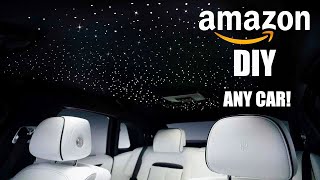 Installing Star Light Headliner EASY DIY [upl. by Anhcar]