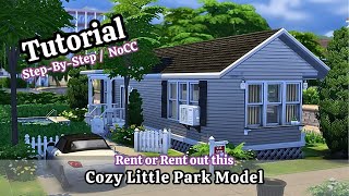 Cozy Little Park Model  A Sims 4 Tutorial [upl. by Merline644]